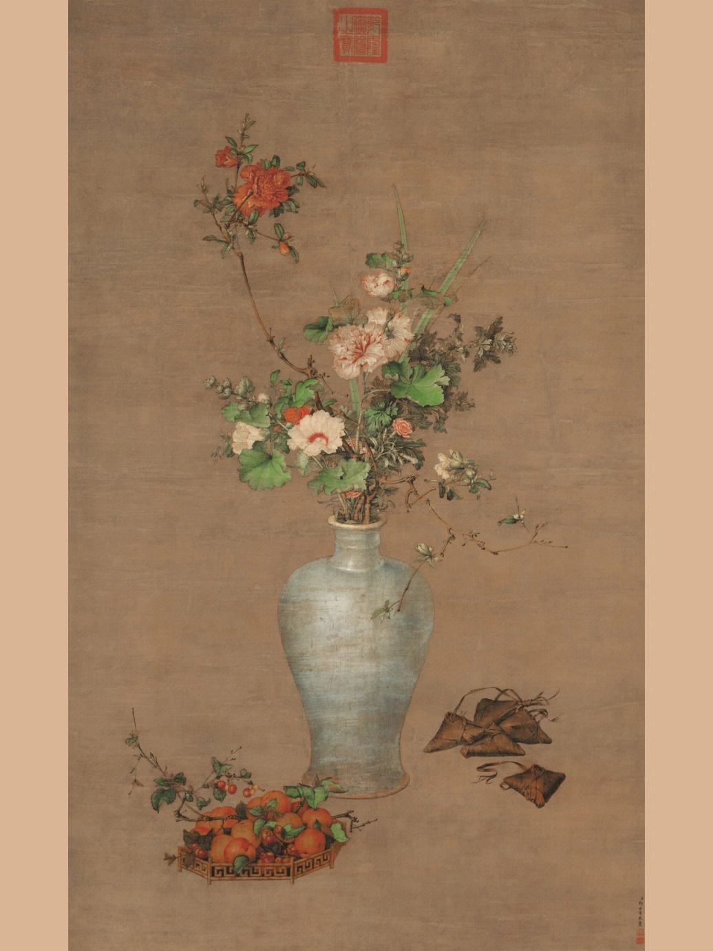 欧洲苹果古画现实版世界名画苹果挡着了脸